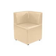 Угловая секция Мягкий Офис бежевая