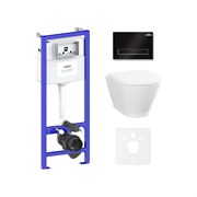 Инсталляция с подвесным унитазом Lavinia Boho Elegant Rimless