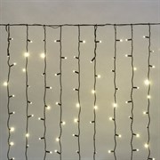 Гирлянда Neon-Night ДОЖДЬ занавес 2х1,5м, черный ПВХ, 360LED тепло-белые