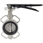 Дисковый поворотный затвор DN.ru 316l-316l-viton ду80 ру16