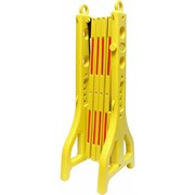 Переносной раздвижной барьер ТЕХНОЛОГИЯ «желтая гармошка»