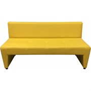 Трехместный диван Мягкий Офис желтый