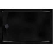 Акриловый душевой поддон МетаКам Universal PRO BLACK N 1200*800