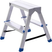 Двухсторонняя алюминиевая стремянка STAIRS AS202