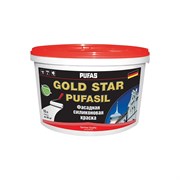 Морозостойкая фасадная силиконовая краска Pufas GOLD STAR PUFASIL