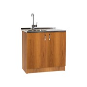 Тумба SANTREK 80*50 цвет ольха (2 дверцы) (ЛДСП)