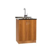 Тумба SANTREK 60*60 цвет ольха (2 дверцы) (ЛДСП)