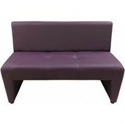 Двухместный диван Мягкий Офис фиолетовый