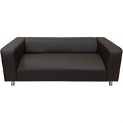 Двухместный диван Мягкий Офис шоколадный