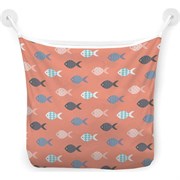 Настенная сетка-органайзер для ванной для игрушек JoyArty Рыбий строй