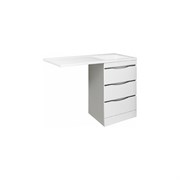 Тумба под умывальник Гамма 120 лайт белый Runo Орион 60