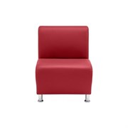 Одноместная секция дивана Мягкий Офис красная