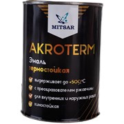 Эмаль Акротерм 0,8 кг, серебристый