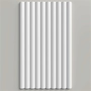 Стеновая ударопрочная влагостойкая панель под покраску Decor-Dizayn Грани