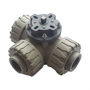 Трехходовой шаровой кран TECHNO 3020-PP