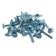 Мебельный болт качественный крепеж 8x50 DIN603 (30 шт.)