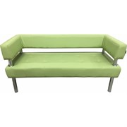 Трехместный диван Мягкий Офис салатовый