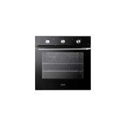 Многофункциональный электрический духовой шкаф Delonghi nsm 7nl ppp rus, 60 см, черный, конвекция, гриль, booster, поддержка паром, телескопические направля