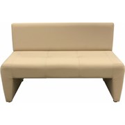 Двухместный диван Мягкий Офис бежевый