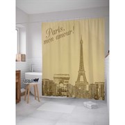 Шторка-занавеска для ванной JoyArty Париж моя любовь
