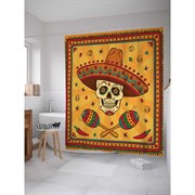 Шторка-занавеска для ванной JoyArty День умерших