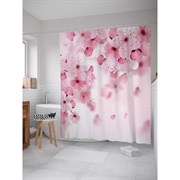 Шторка-занавеска для ванной JoyArty Лепестки цветов