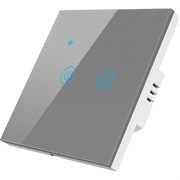 Сенсорный двухкнопочный умный выключатель Roximo SWSEN01-2S