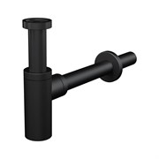 Круглый сифон для умывальника Alcadrain A400BLACK