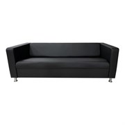Четырехместный диван Мягкий Офис черный