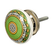 Керамическая ручка для мебели BlumenHaus Восточный узор