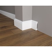 Ударопрочный влагостойкий напольный плинтус под покраску Decor-Dizayn DD701