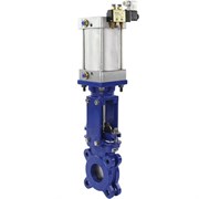 Шиберная задвижка DN.ru GGG40-SS304-EPDM-2W-DA