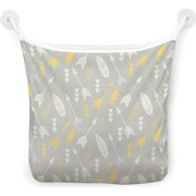 Настенная сетка-органайзер для ванной для игрушек JoyArty Косые стрелы с перьями