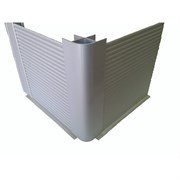 Рифленый алюминиевый кухонный цоколь ООО ДЕКОПЛИНТ матовый 2м