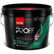 Краска для стен и потолков Brite PROFESSIONAL
