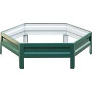 Оцинкованная клумба ООО «ТД «КАСКАД» К140З