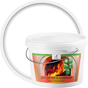Краска для печей и каминов Резолюкс 0,9 кг белый