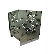 Квадратная костровая чаша НАЮ КЧС-Дуб