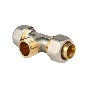 Тройник-переходник STOUT RG008S9DJLS0A4