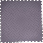 Напольное покрытие Литер ТРАФИК ТАЙЛ, рисунок РИФ, толщина 5 мм, цвет серый