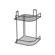 Двойная полка для ванной комнаты Fora FOR-RUS001