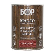Деревозащитное масло для террас и садовой мебели БОР 4690417074174