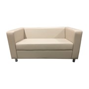 Двухместный диван Мягкий Офис кремовый