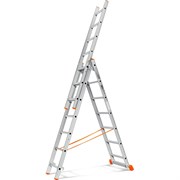 Трехсекционная лестница Эйфель Гранит 3х7