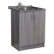 Тумба SANTREK 60*50 цвет дуб темный (2 дверцы) (ЛДСП)