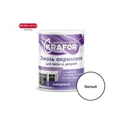 Акриловая эмаль для окон и дверей KRAFOR 44989