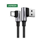 Угловой кабель для зарядки и передачи данных Ugreen 20856