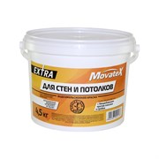 Водоэмульсионная краска для стен и потолков Movatex EXTRA