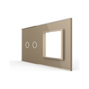 Панель для сенсорного выключателя и розетки LIVOLO BB-C7-C2/SR-13