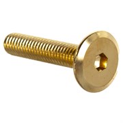 Латунированный мебельный винт ЦКИ М6х30 HEX 4.0 100 шт.